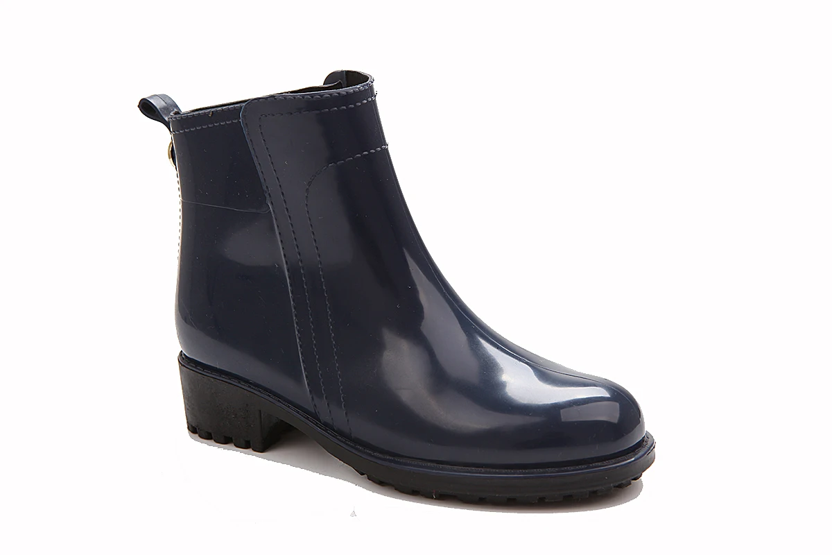 ladies women pvc waterproof anti slip gardening  plastic rain boots shoes for walking