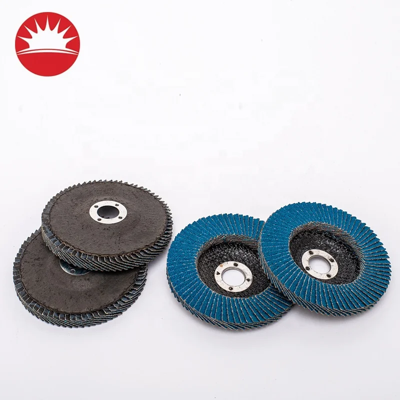 Metal Surface Polishing Grinding Rust Removal 125mm 5 Inch T29 T27 Resin Bonded Fiberglass Backing Zirconia Flap Disc