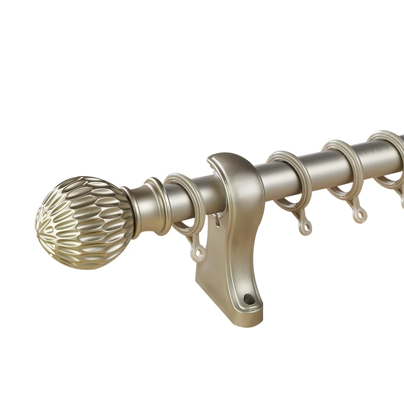 curtain rod golden  China Manufactures Curtain Rod Price curtain pole double black