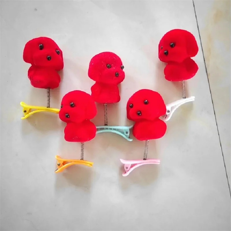 2024 Cartoon Funny Children 3D Cute Yellow Duck Plush Hairpin Fashion Animal Duckbill Clip Accessories Head wear Wholesale Gift