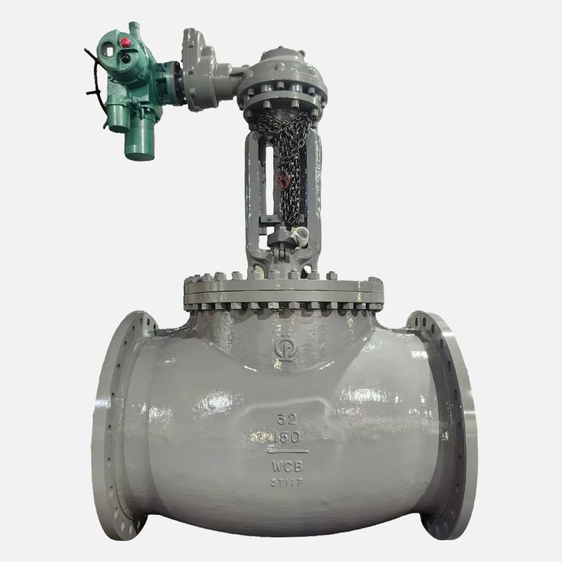BS1873 Large Caliber American Standard Globe Valvs Electric Carbon Steel Steam Flange Natural Gas Shut-Off Valve