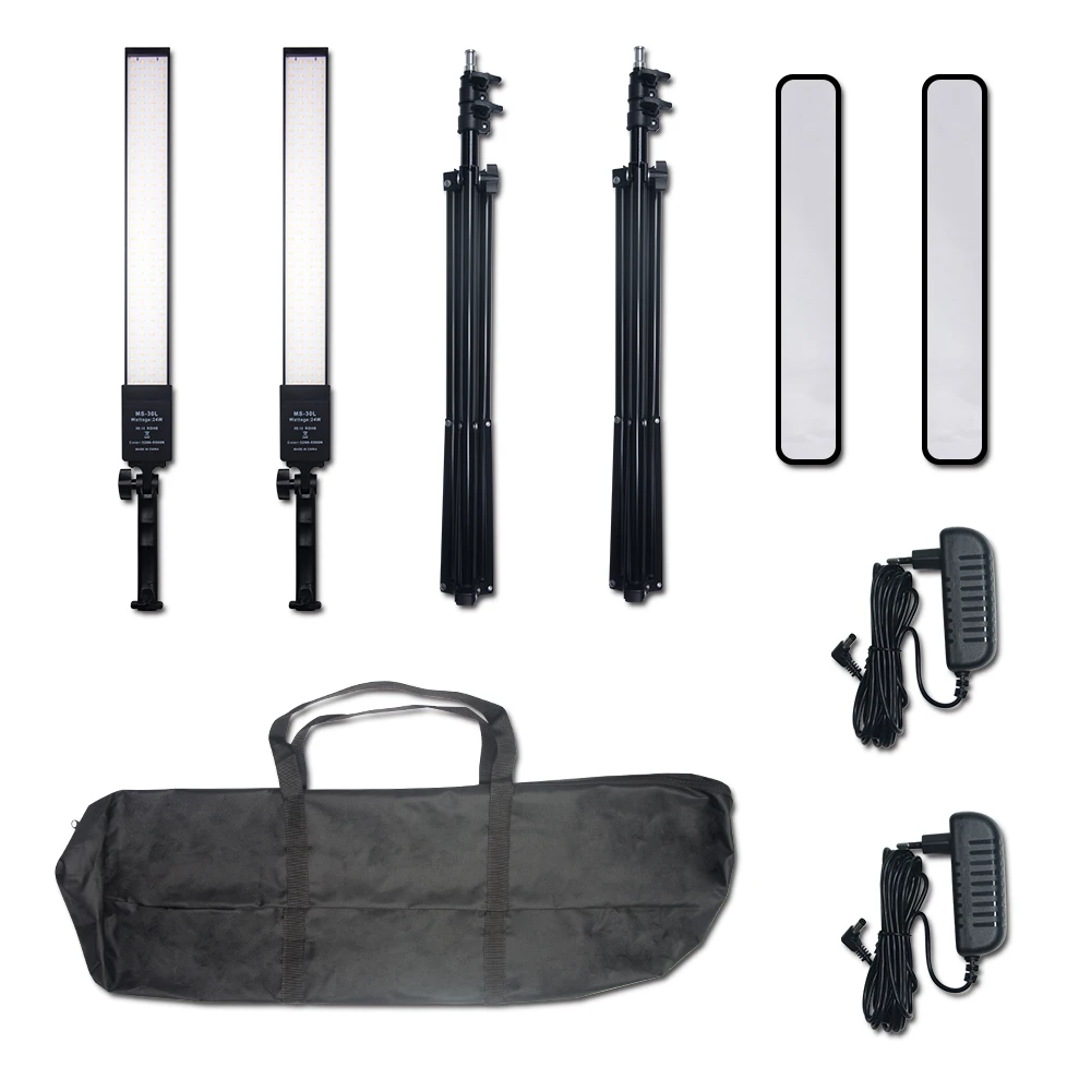 led flash light video photographic lighting panel for studio with phone stand