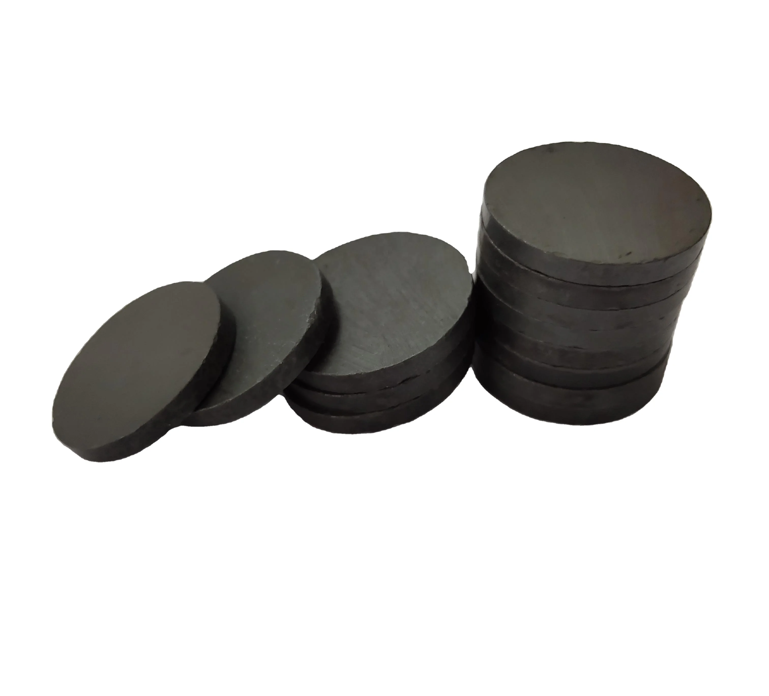 Barium Ferrite Magnet Disc Ferrite Magnetic Powder Products Round Permanent Ferrite Magnets for Speakers and Craft