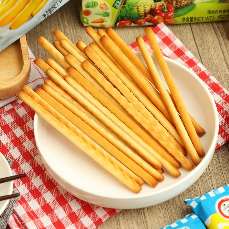 Pocky палочки 192 г молочное печенье 7 видов овощных палочек овощное хрустящее
