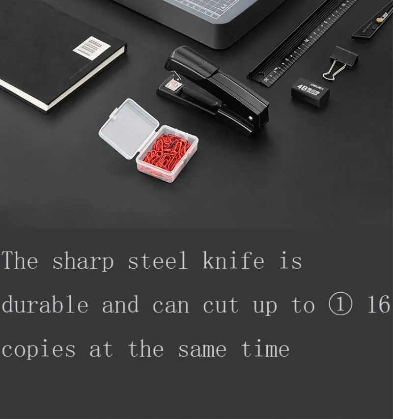 947 Plastic Bottom Plate Guillotine A4 Heavy Duty Cutting 16 Sheets Paper Cutter