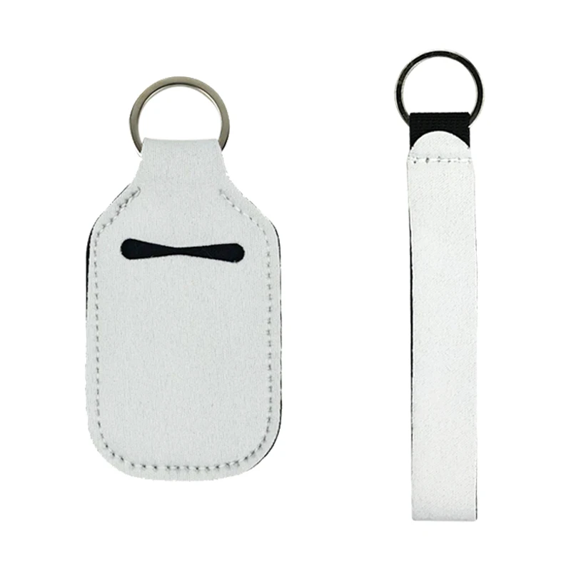 Сублимационные заготовки белые брелоки помада дезинфицирующее средство держатель ремешок на запястье