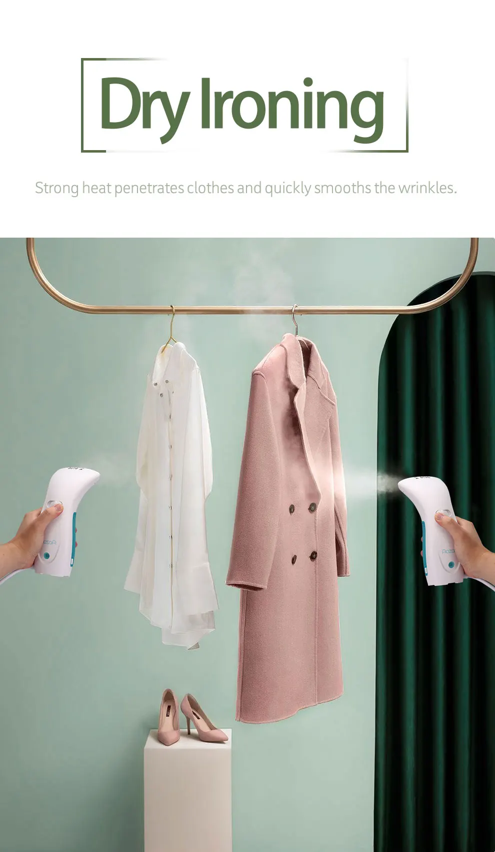 120ML Professional Clothing Iron Easy to Operate and Carry Suitable for Travel