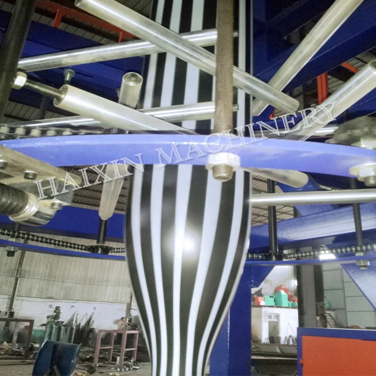 High technology durable double color hdpe blown film extrusion machine