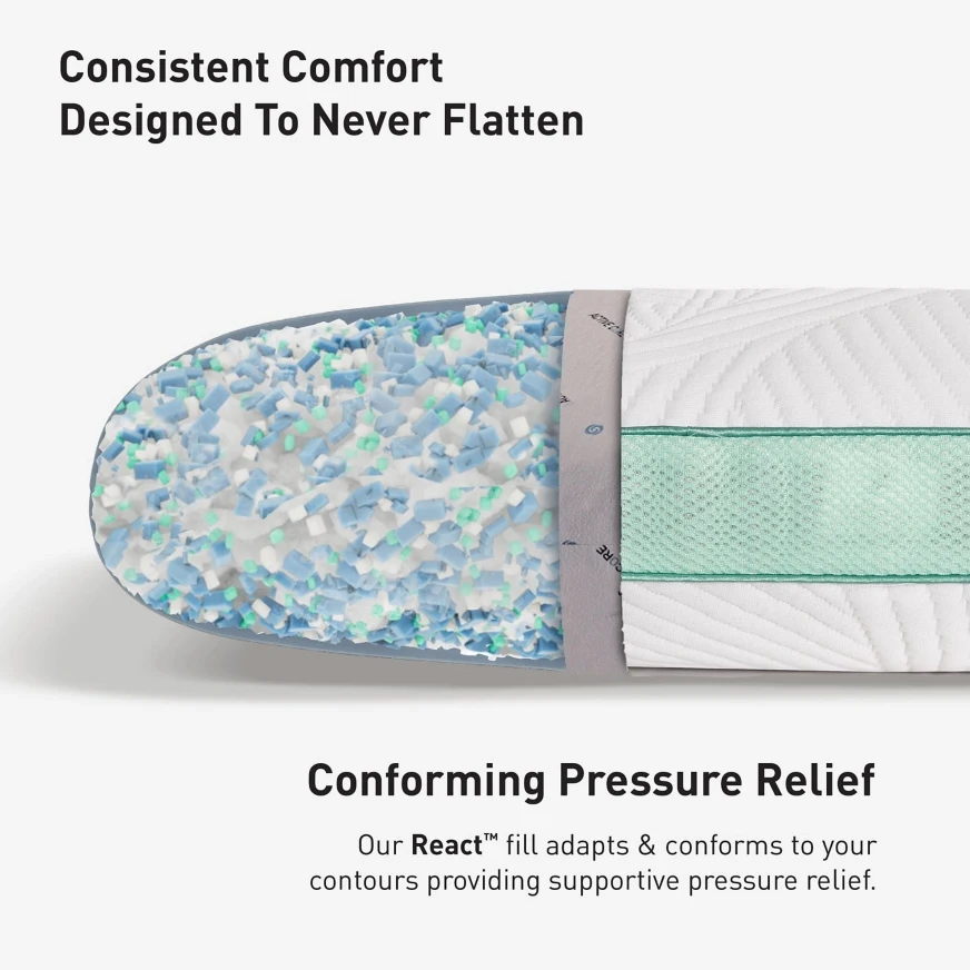 Queen Size  Cooling Gel Foam Cooling Bed Pillows Adjustable Shredded Memory Foam Pillows for Side Stomach & Back Sleepers