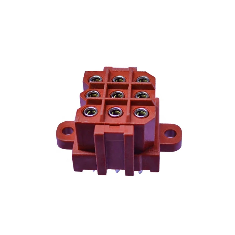 207526-7 Terminal socket header 5.0mm pitch 9 PIN maroon imitation connector