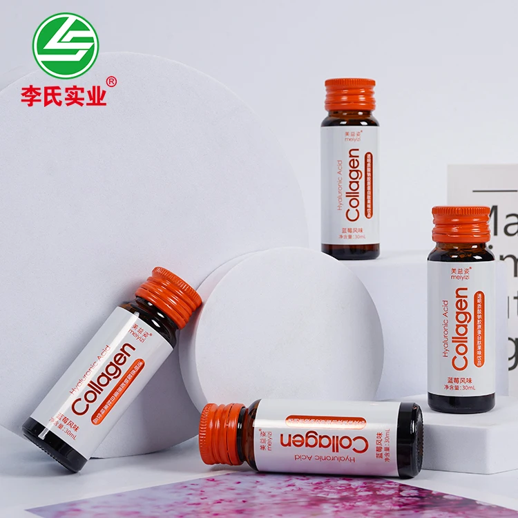 LISHI Whiten Prevent Wrinkles Delay Aging Healthcare Supplement 30ML 100 Per Carton Collagen Liquid Drink Juice