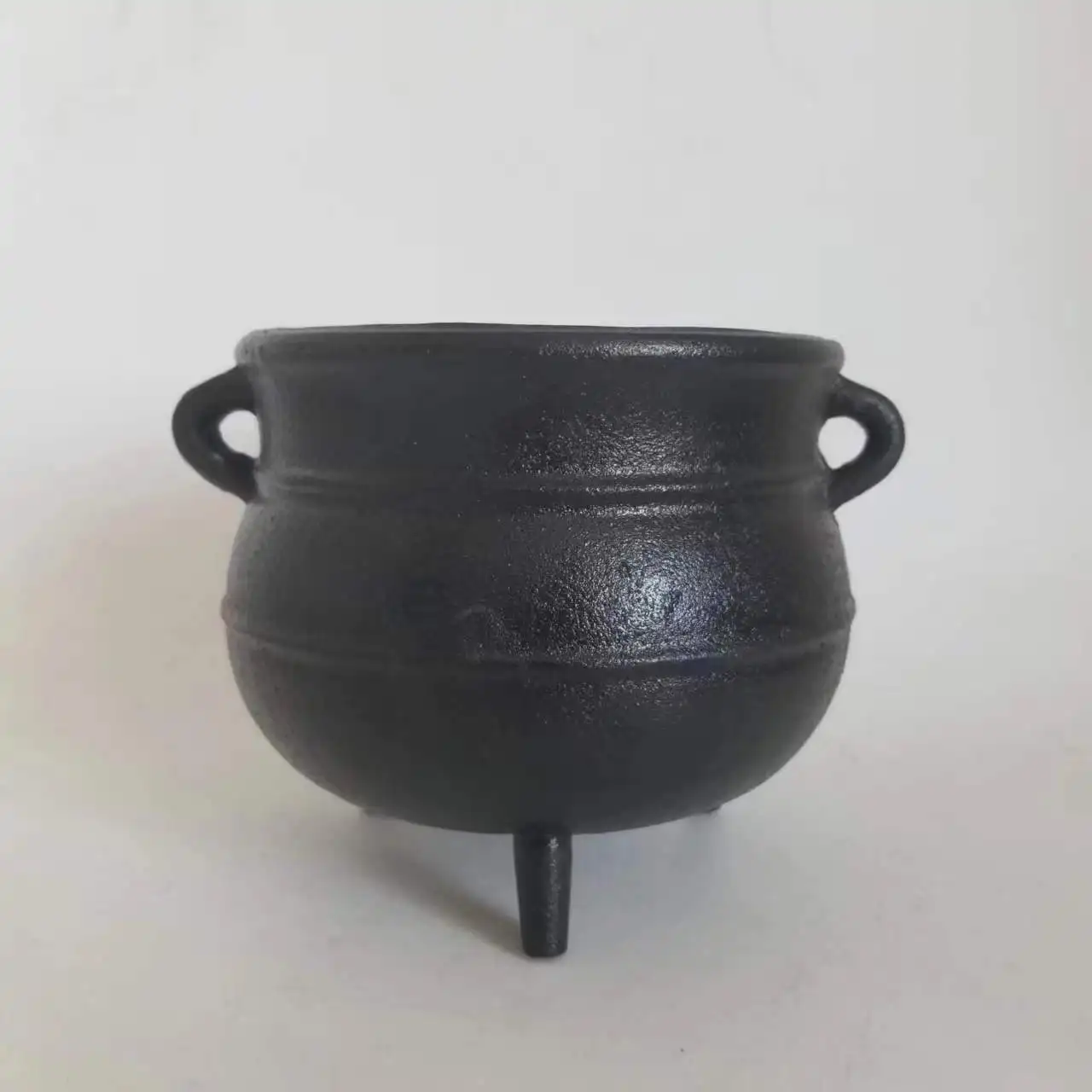 Home Fragrance Incense Wax Melts Candle Holder Jars Cast Iron Cauldrons with Handle and Lid-Plain No Symbol