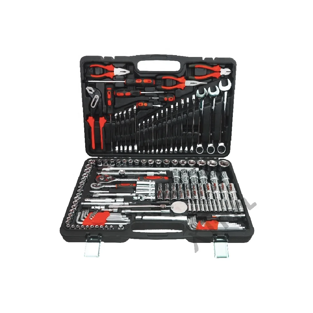 Hot 141PCS All kind of tools with tool set, socket, wrench, pliers, screwdrivers