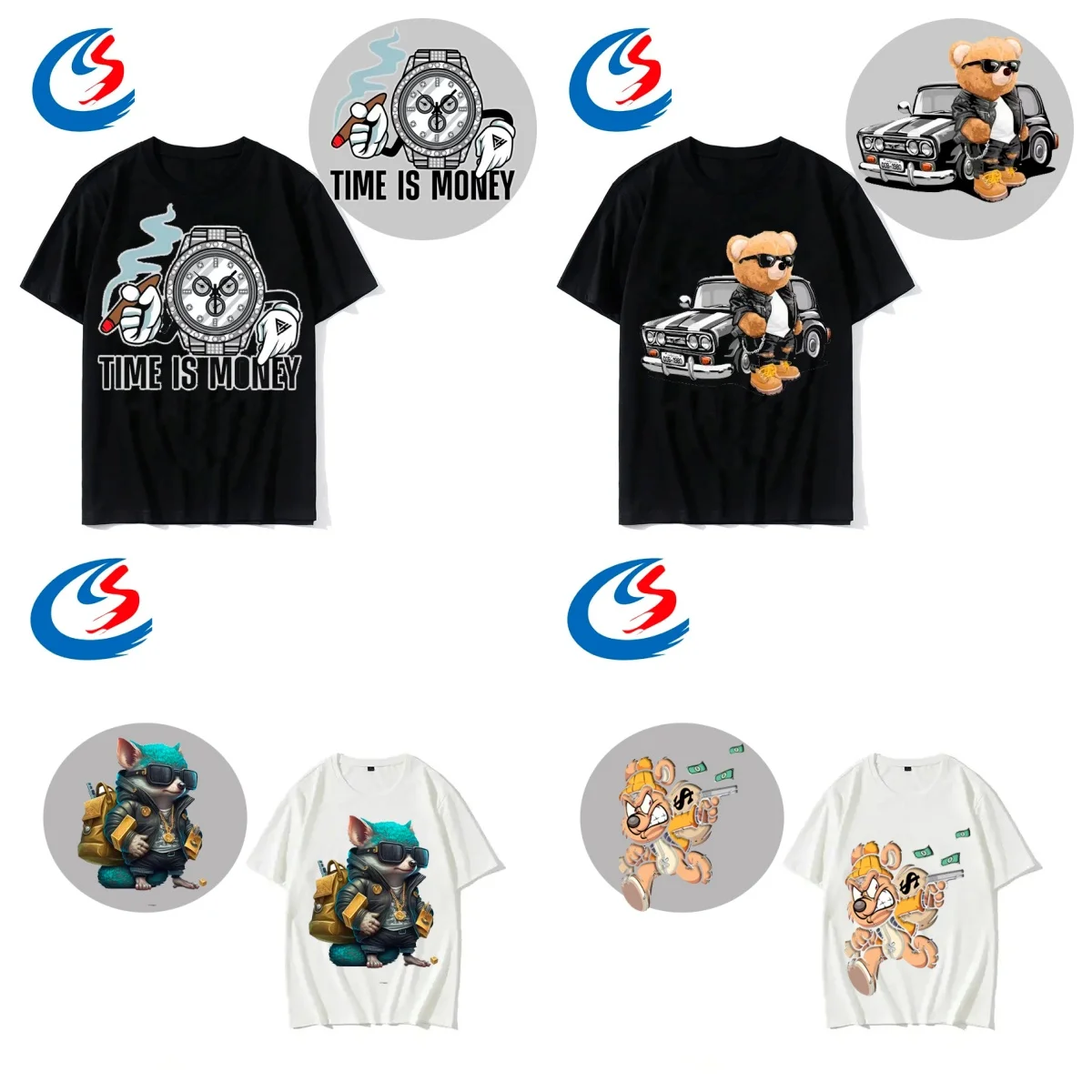 Распродажа переводная теплопроводная виниловая стикер с отражающим логотипом