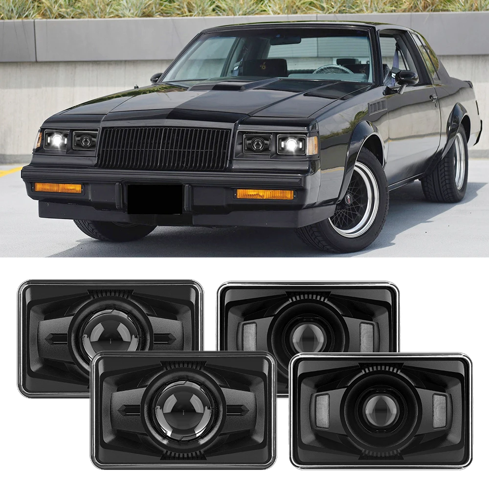 Фары для грузовика 4x6 дюймов 45 Вт Kenworth модель 379 года с дальний и ближний свет