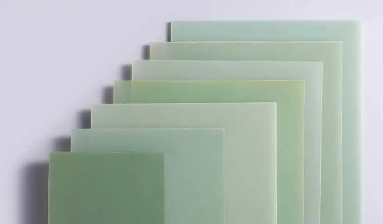 Manufacturers G10/fr4 Light Green Epoxy Glass Sheet Insulating Pressed Laminate Sheet