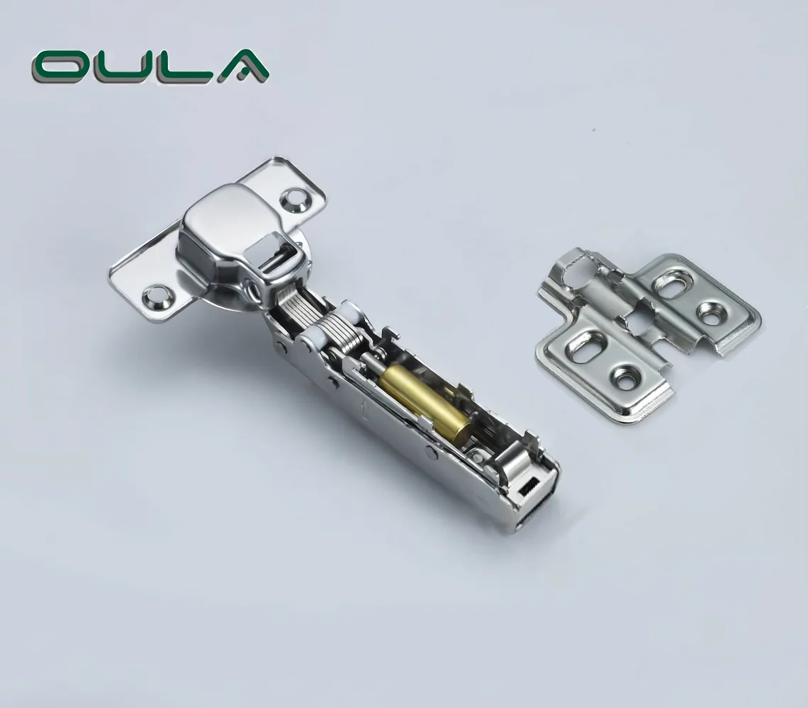 Factory high quality stainless steel cabinet concealed hydraulic hinge for Kitchen Cupboard door
