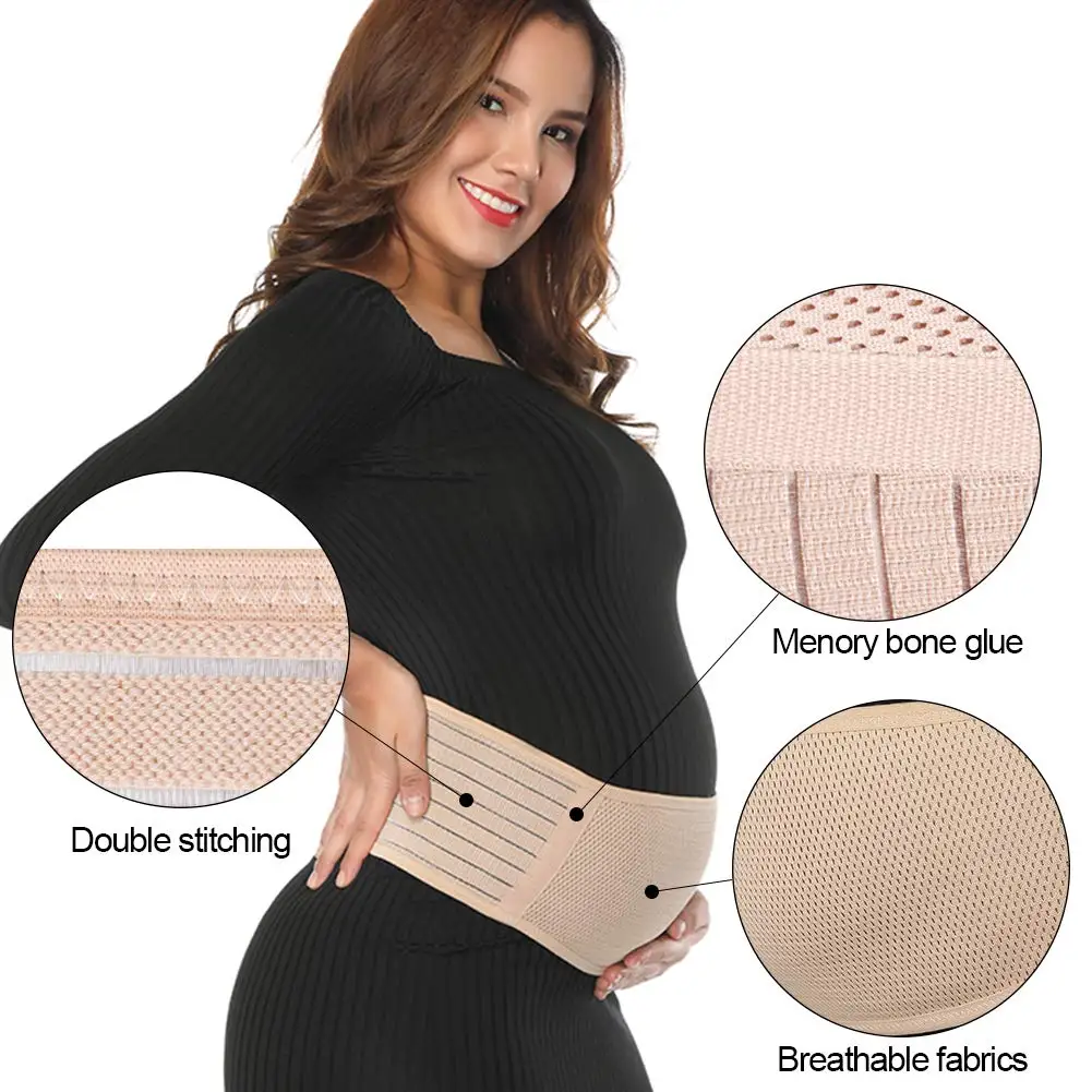 Adjustable Maternity Belt Pregnancy Support Elastic Belly Band Abdominal Binder Support