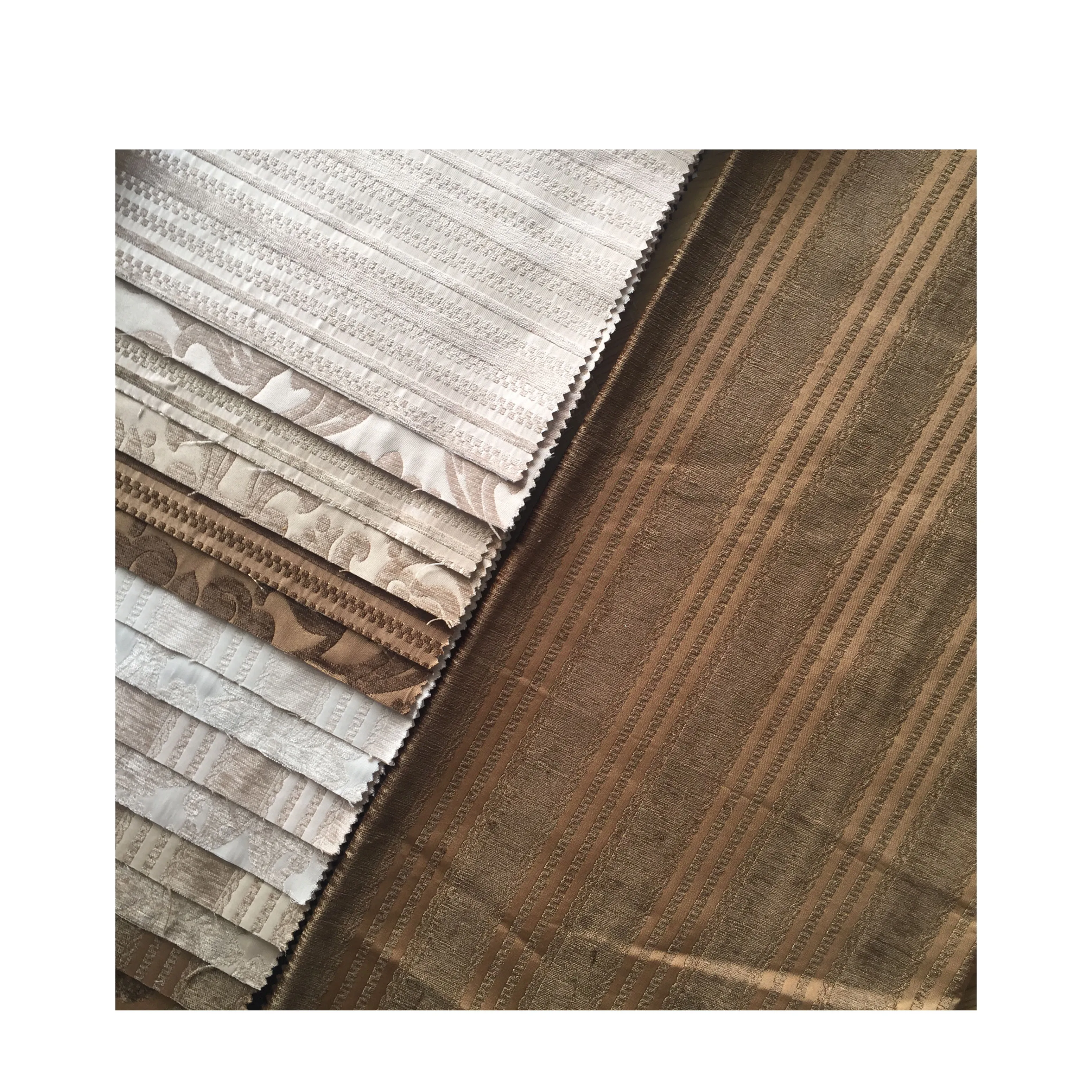 High quality velvet upholstery fabric 100% polyester chenille touch waffle sofa fabric with Linen look