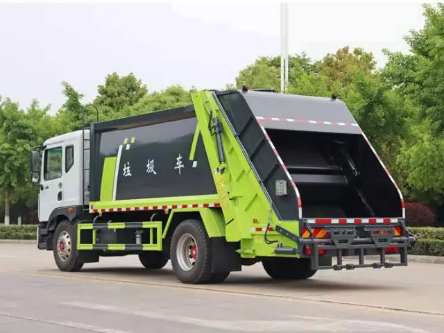 Мусоровоз Dongfeng D9 грузовик шасси 4x2 компрессионный мусоровоз