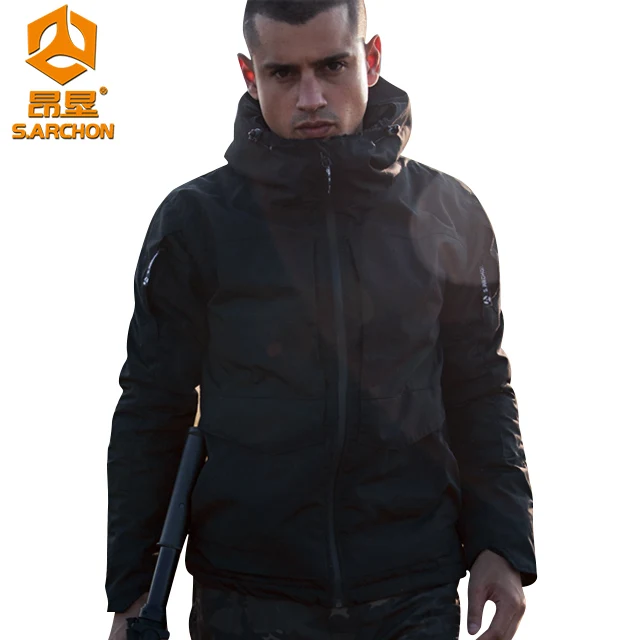 M65 plus velvet Red flame instructor tactical jacket male camouflage outdoor waterproof windbreaker tactical clothing