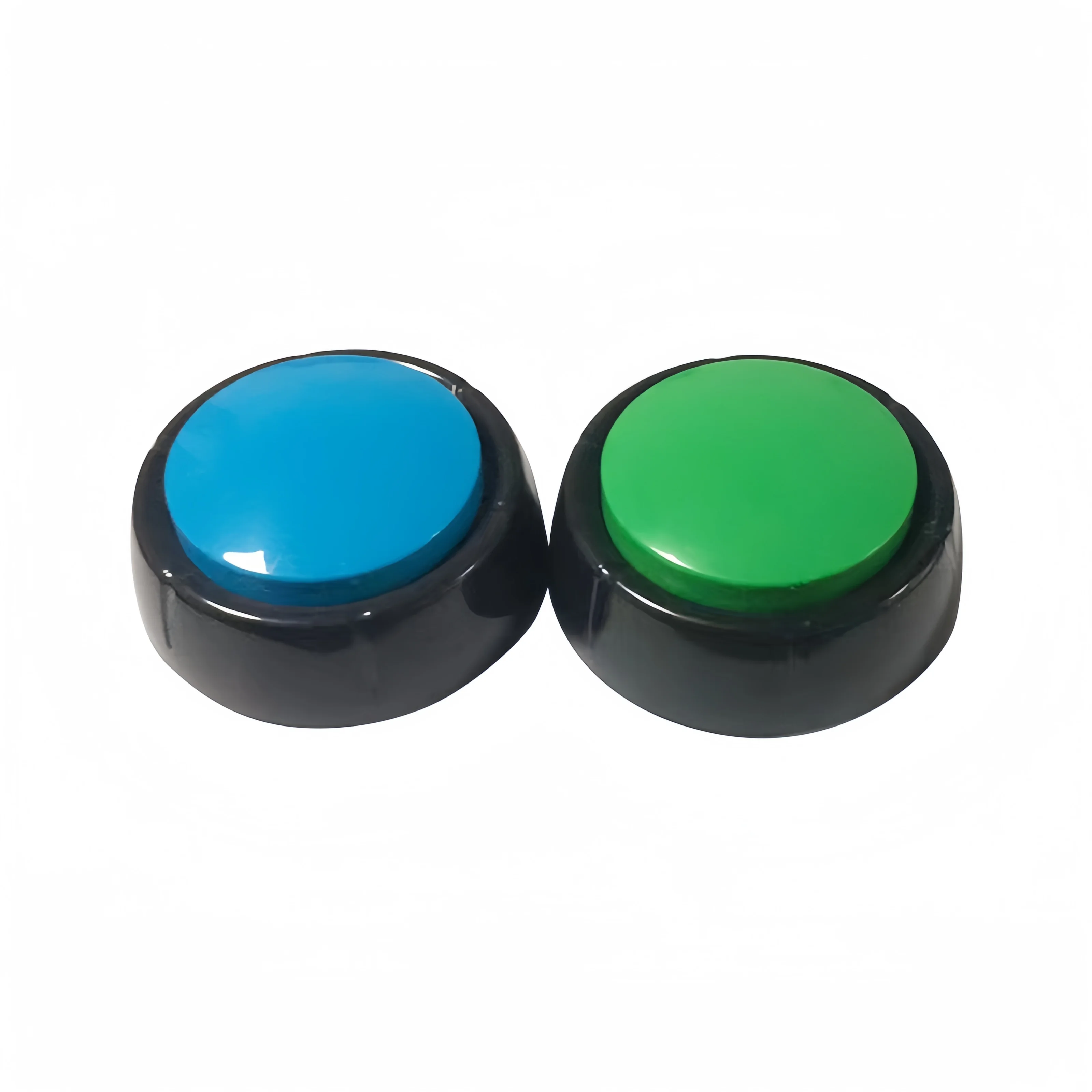 Factory Hot Sell Pet Dog Talking Training Button Fluent Pet Buttons Battery Round White Plastic Wind up Music Box Push Button