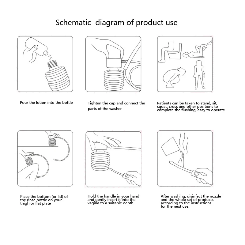 Лидер продаж 2020 высококачественный медицинский стерильный одноразовый вагинальный душ