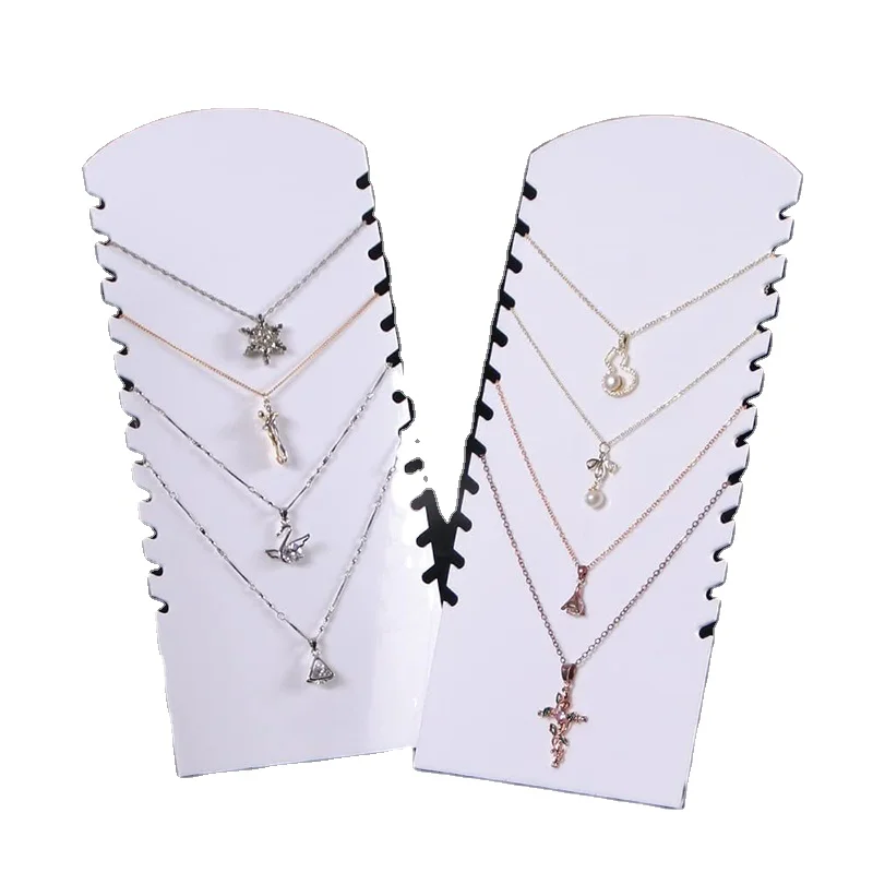 Настраиваемый акриловый стеллаж для хранения ювелирных изделий и ожерелий со съемным