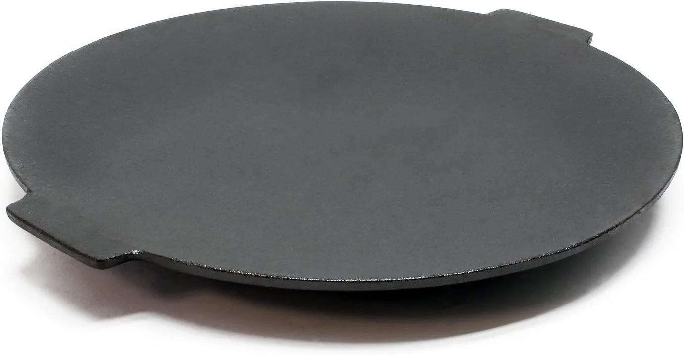 Cast Iron Campfire Griddle, Portable Grill with 3 Removable Legs for Outdoor BBQ Cooking,  Outdoor Camping