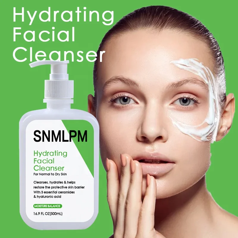 SNMLPM Private Label 100% естественное глубокое очищение нежное антивозрастное Отбеливающее увлажняющее средство для умывания лица
