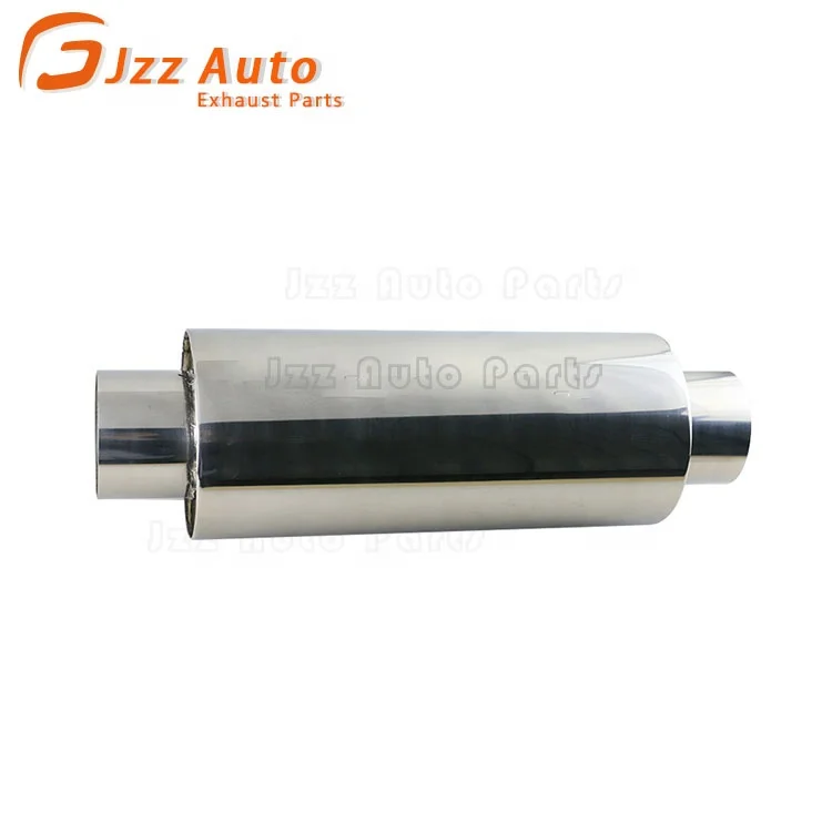 Auto Performance Parts Tuning Exhaust Systems Universal Resonator Stainless Steel 76mm Straight Round Muffler Car Silencer