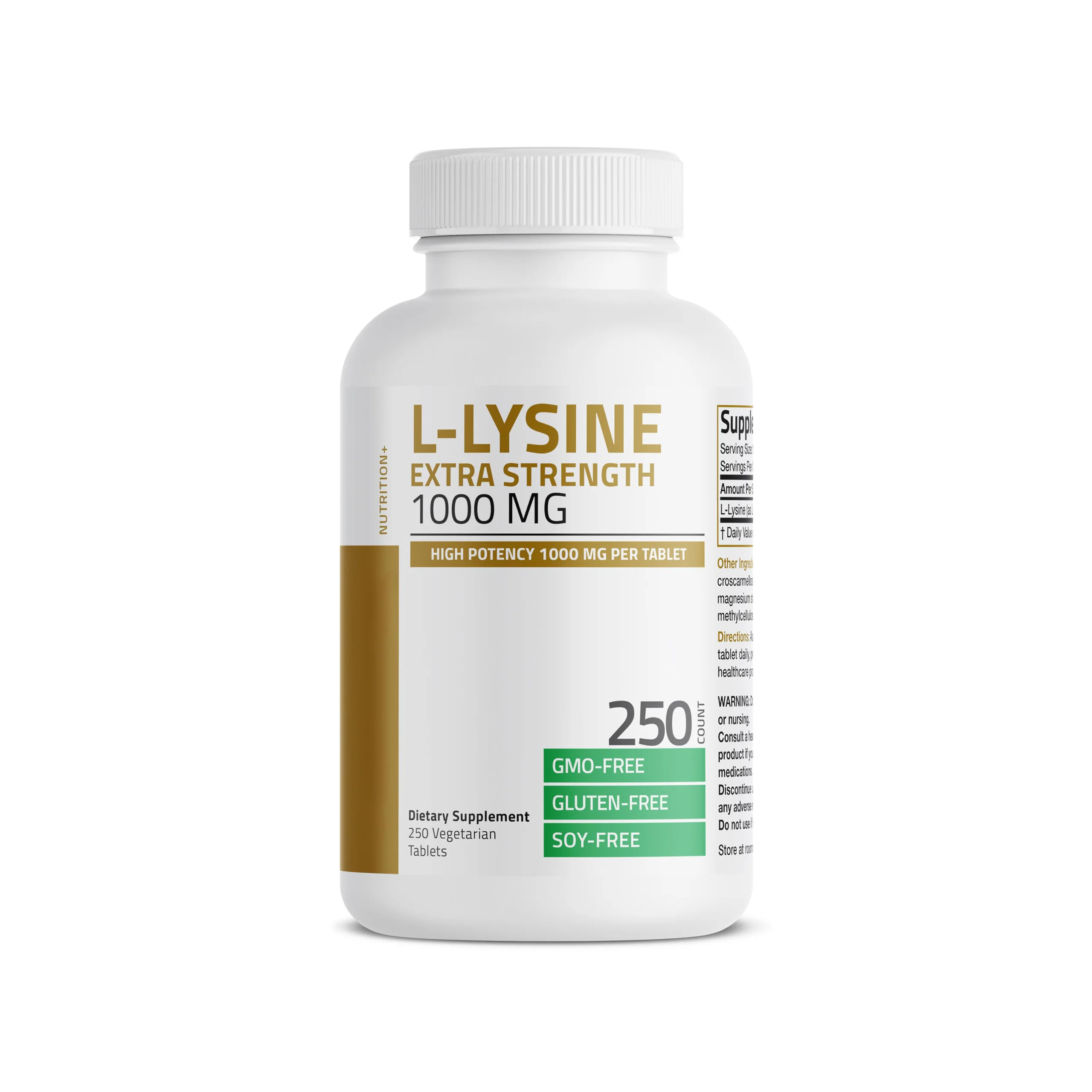 L-Lysine Tablet for Immune Support GMP Accredited Gluten-free Non-GMO L Lysine Tablets
