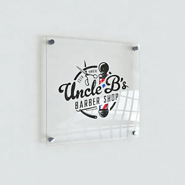 Настенная Акриловая вывеска от производителя, Акриловая вывеска на заказ от компании