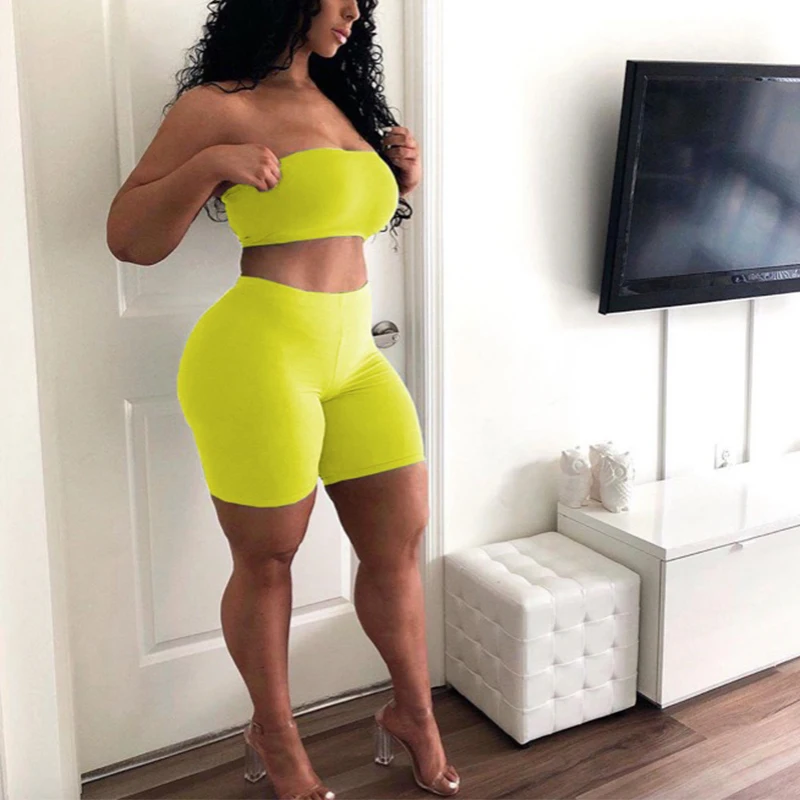 
Summer 2 2020 Piece Matching Sets Women O Neck Short Sleeve Crop Top+Full Length Wide Leg Pant Casual Solid Two Pieces Outfits 