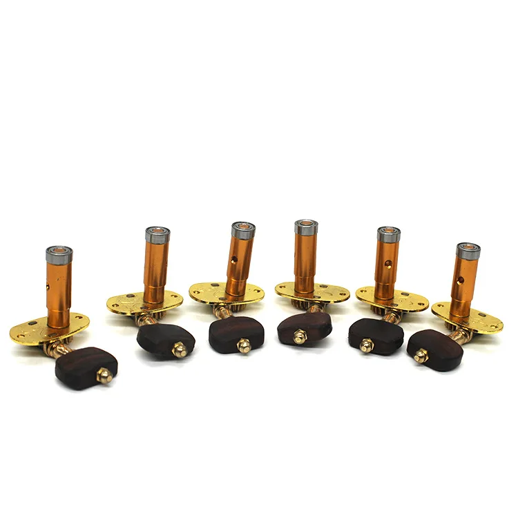 Rosewood Bearing Guitar Tuning Pegs Guitar Accessories Gold Classical Guitar Tuning Peg