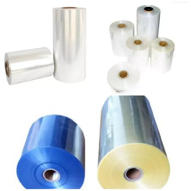 High Quality Transparent PVC Heat Shrink Label Film PVC Packing Film for Sale