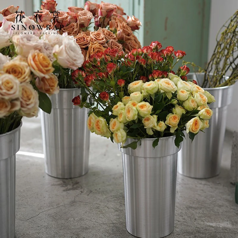 Wholesale Aluminum Flower Waterproof Flower Box Table Decorative