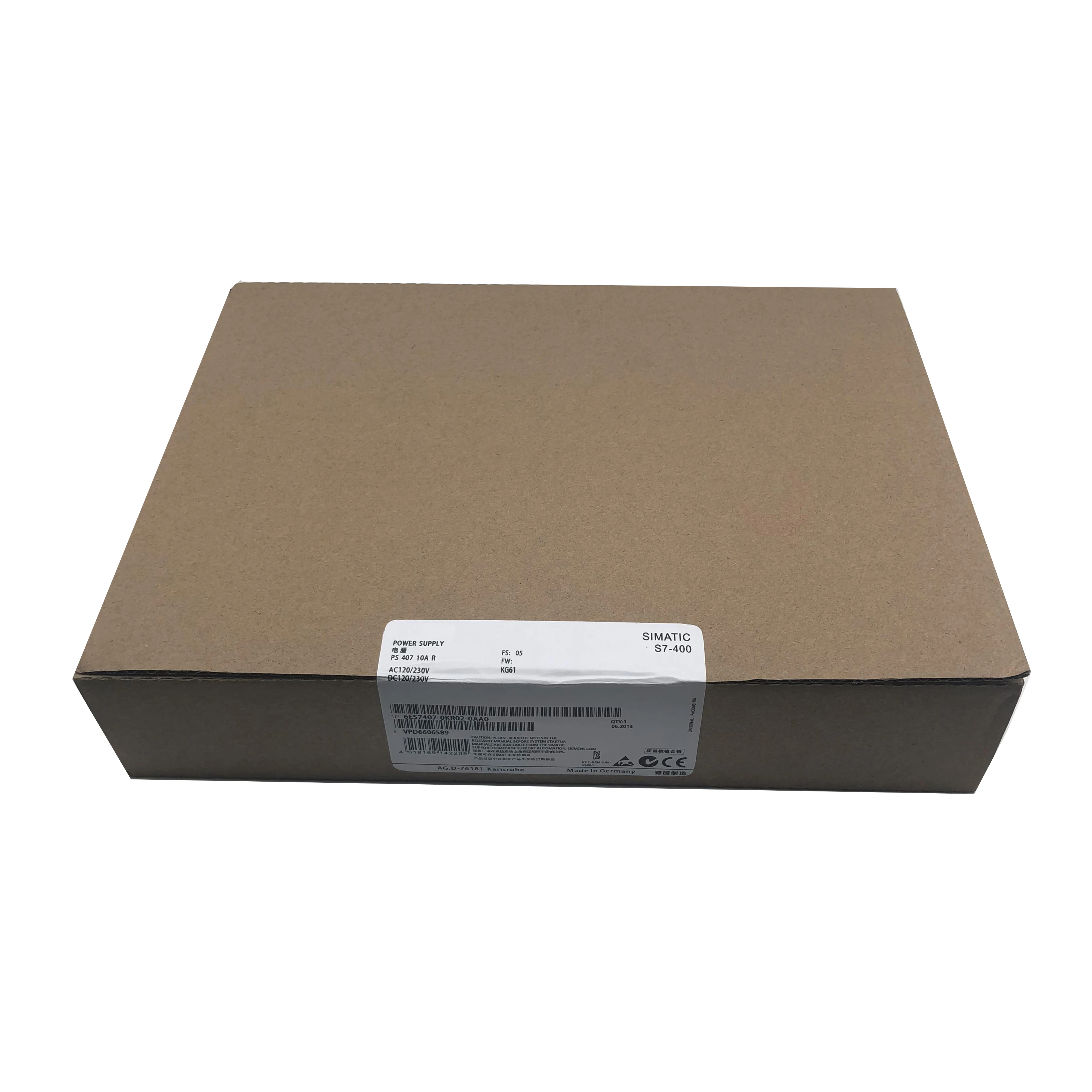 New Original 6ES7407-0KR02-0AA0 6es74070kr020aa0 SIMATIC S7-400 Power Supply Stock In Warehouse