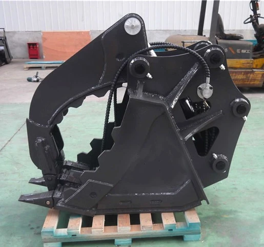 manufacturer P200 hydraulic excavator log grab bucket on sale