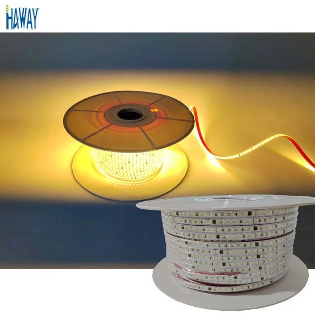 High Voltage LED Strip AC220V-240V 100m/roll led strip light 2835 8mm 120L Flex led strips