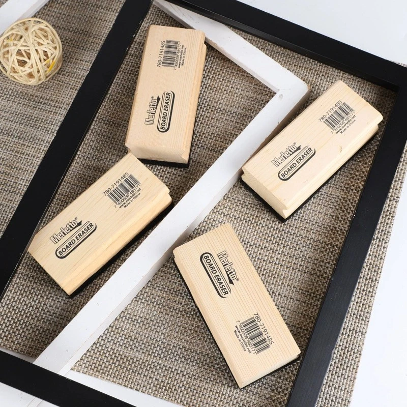 Wholesale chalkboard eraser felt chalkboard eraser felt with wood OEM customized