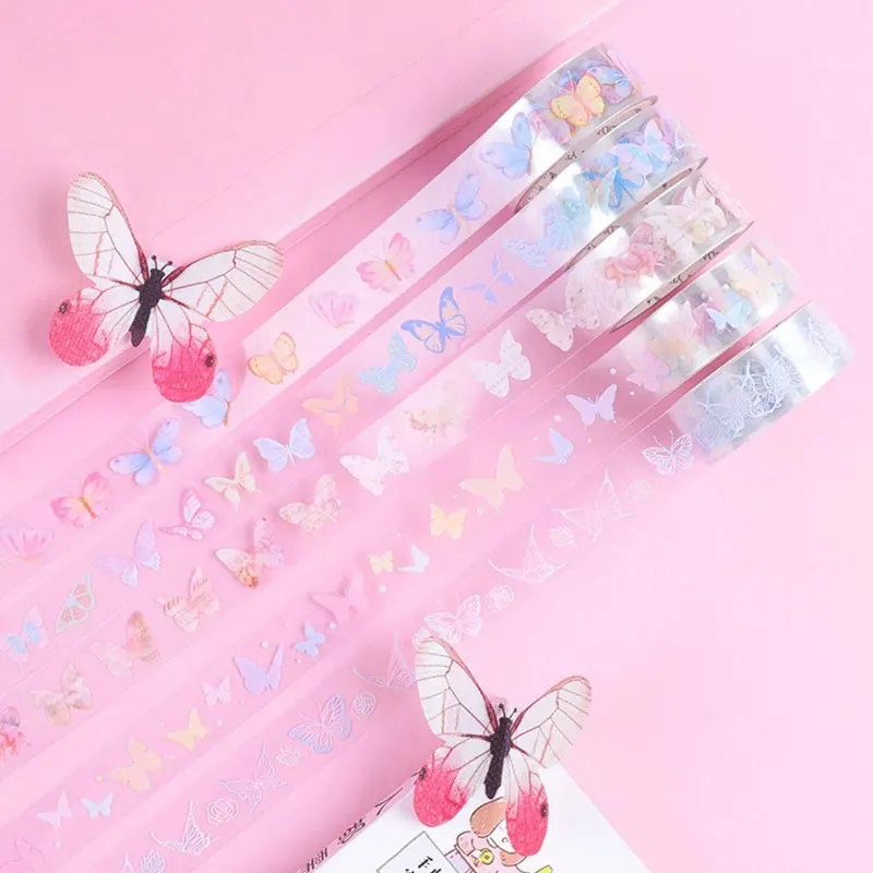 Washi Tape 5Pcs/Box Stickers Washitape School Supplies Stationery Starry Sky Masking Tape Cute Cintas Decorativas Washi Tape Set