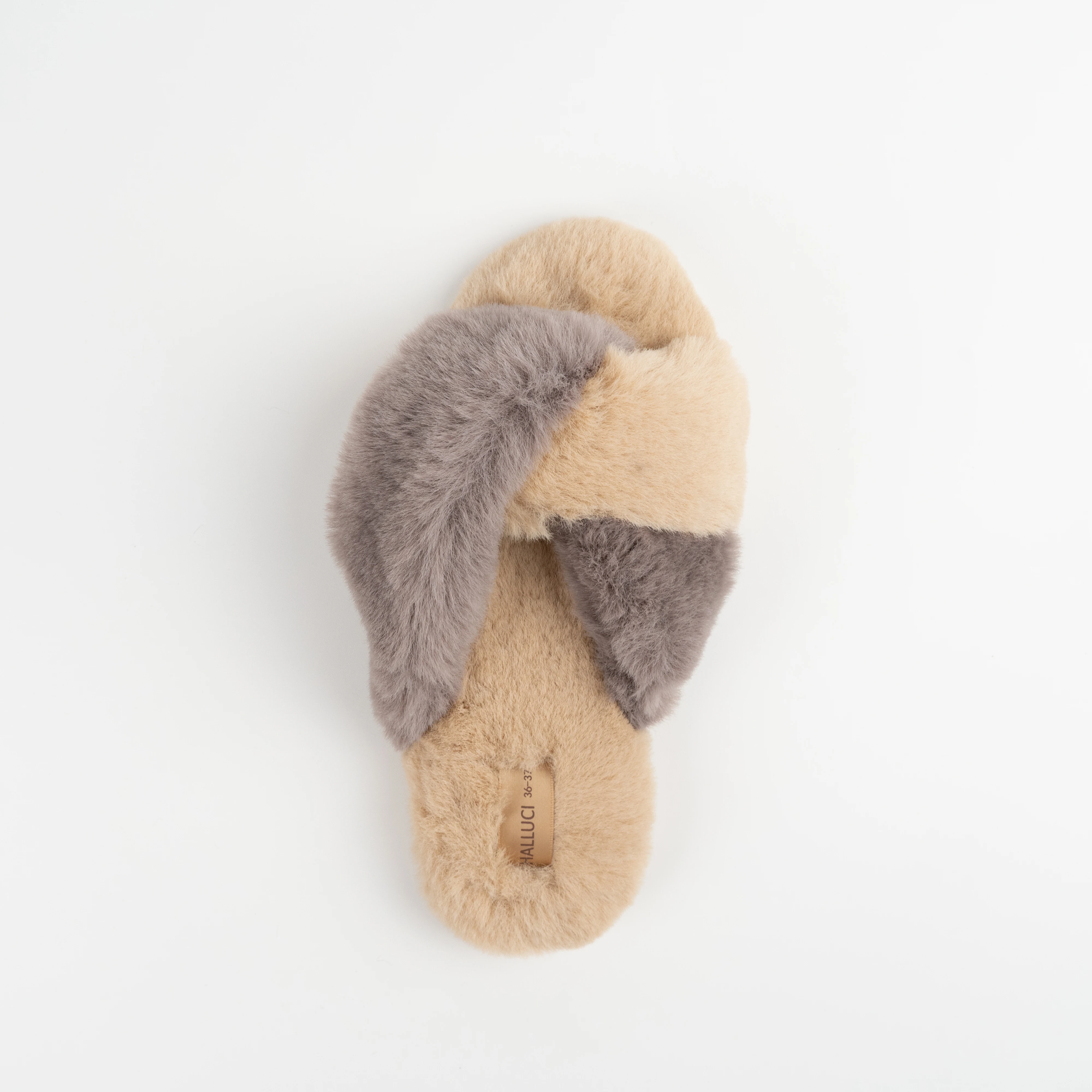 Hot selling 100% cotton spring house slipper crossed open toe plush slippers