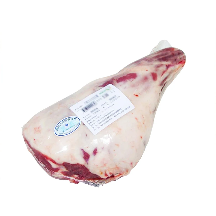 china factory wholesale transparent print wrap frozen meat heat shrink bag