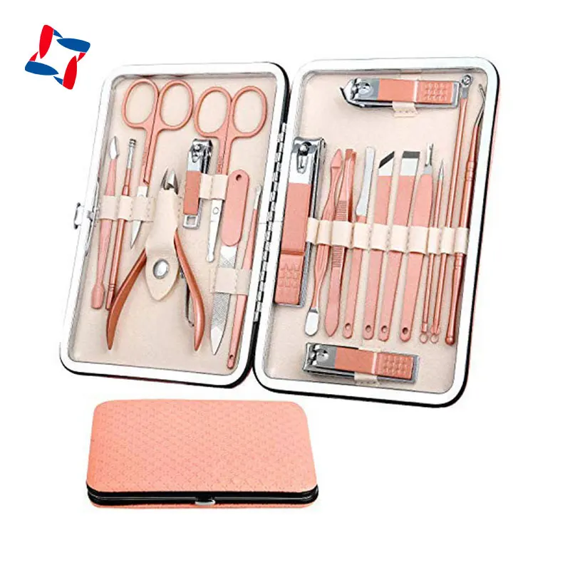 Pedicure Manicure Set stainless steel nail kit for beauty salon pedicure kits Customization Item Packing wholesale