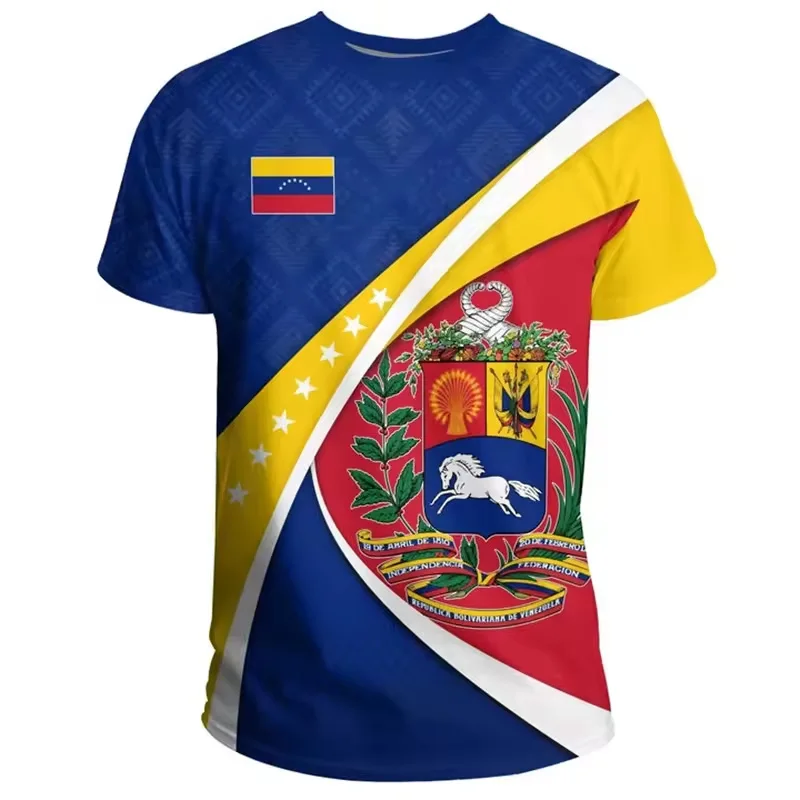 Низкая цена на заказ 3D печать дышащая унисекс футболка Venezuela Флаг футболки для мужчин и женщин