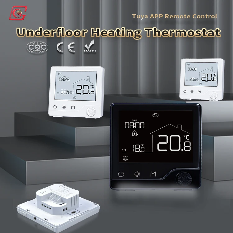 220V Underfloor Heating thermostat with Internal & External Sensor