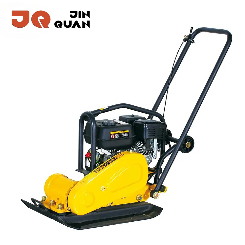 Hot Sale JQ Sand compactor gasoline engine vibratory concrete earth machine reversible plate compactor for sale