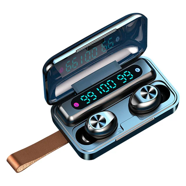 Высокое качество F9-10 Смарт Bluetooh 5 1 светодиодный дисплей Hi-Fi шумоподавление игровые беспроводные наушники Ear pods гарнитура наушники-вкладыши Tws
