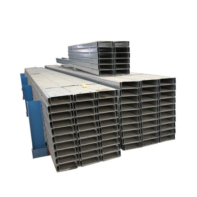 Mild Steel Profiles Gi Galvanized Factory En S235jr S275jr S355jr A36 Ss400 Purlin Structural C U Profile Channel